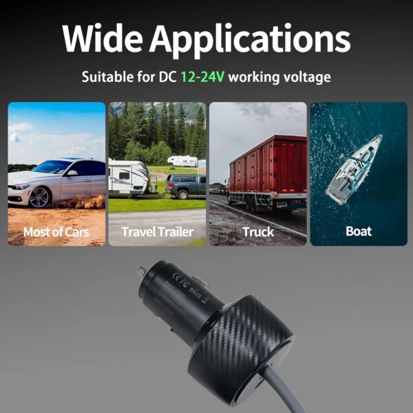 5-1821360e4c.jpg Starlink Mini Waterproof 12V/24V Car Adapter Cable
