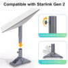 Starlink Gen 2 Pivot Roof Mount for Standard & High Performance